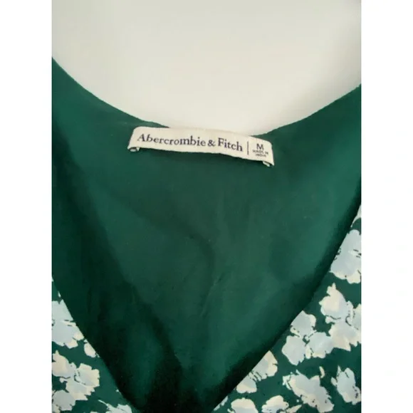 ABERCROMBIE & FITCH Green Floral Dress ABERCROMBIE & FITCH Green Floral Dress
